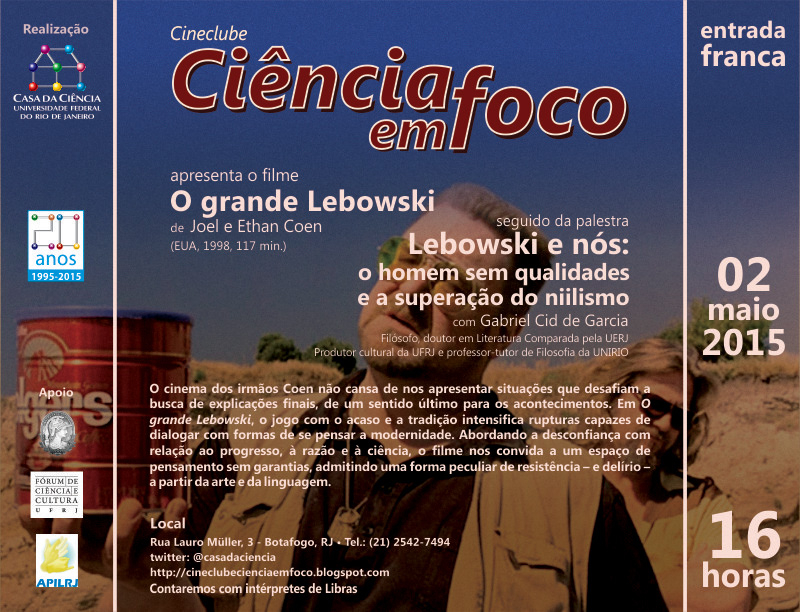 Ciência em Foco apresenta "O Grande Lebowski"