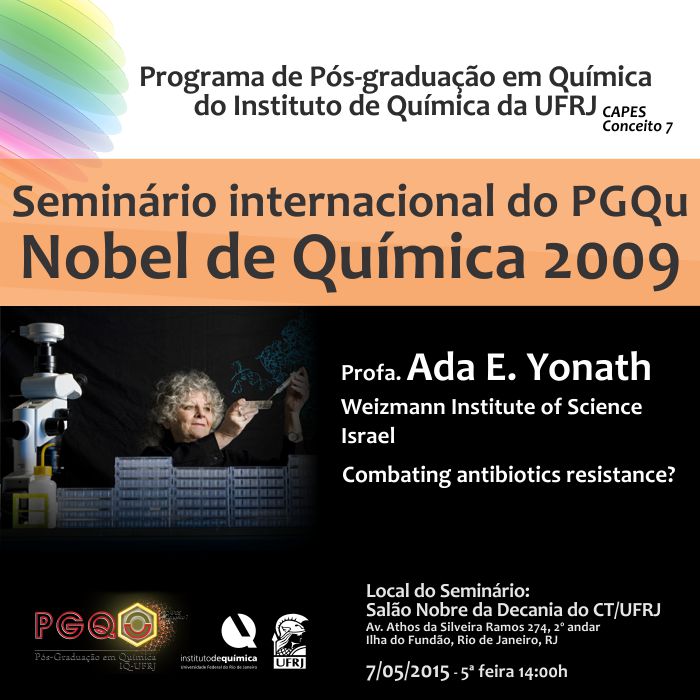 Seminário Internacional - Profa. Ada, Nobel de Química 2009