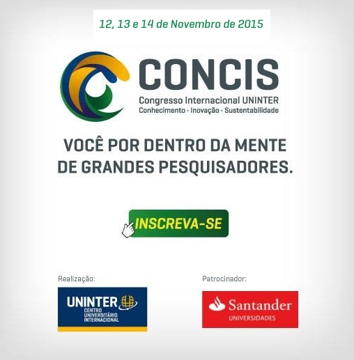 Concis - Congresso Internacional Uninter de Conhecimento, Inovação e Sustentabilidade