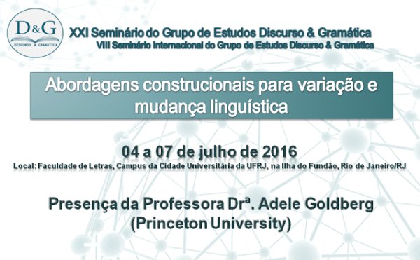 Seminário: "Discurso & Gramática 2016"