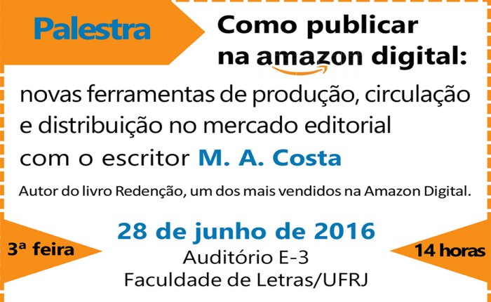Palestra: "Como publicar na Amazon Digital", na Faculdade de Letras