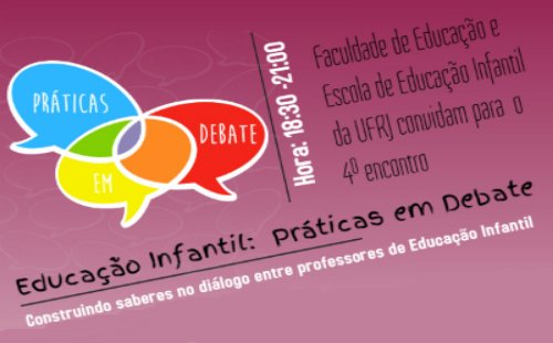 Educação Infantil: Práticas em Debate