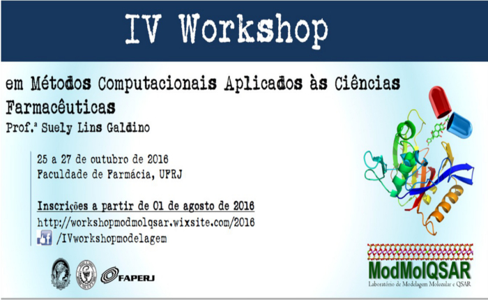 Workshop em Métodos Computacionais Aplicados às Ciências Farmacêuticas