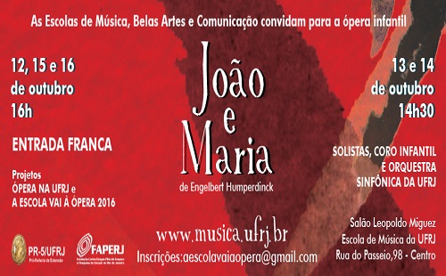 Ópera Infantil "João e Maria", na UFRJ