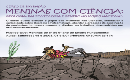 Curso de Extensão no Museu Nacional da UFRJ: "Meninas com Ciência"