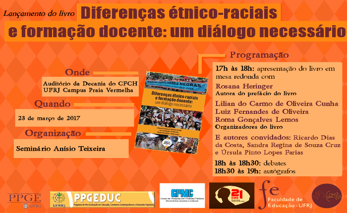 Lançamento do Livro "Diferenças Étnico-Raciais e Formação Docente"