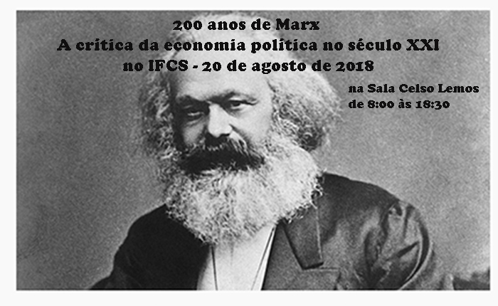 200 anos de Marx  A crítica da economia política no século XXI