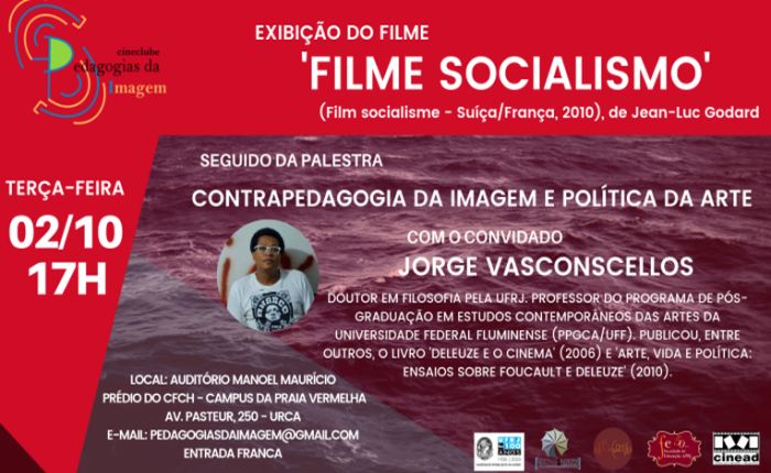 Cineclube Pedagogias da Imagem - Filme Socialismo, de Jean-Luc Godard