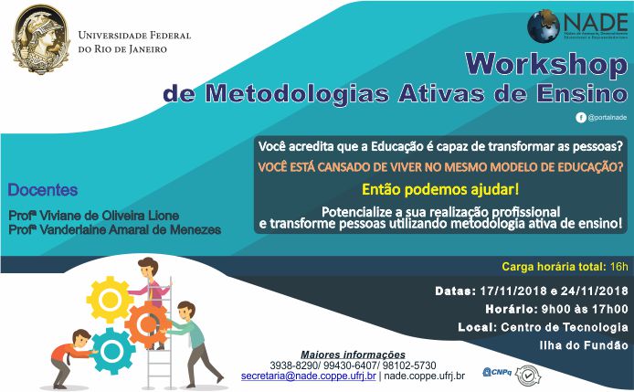 Workshop de Metodologias Ativas de Ensino