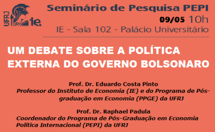 Um debate sobre a Política Externa do governo Bolsonaro