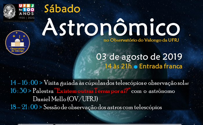 Sábado Astronômico no Observatório do Valongo