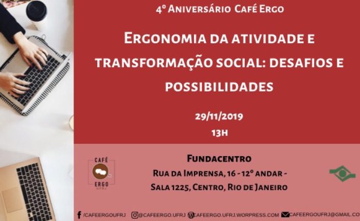 30° Café Ergo - Ergonomia da atividade e transformação social