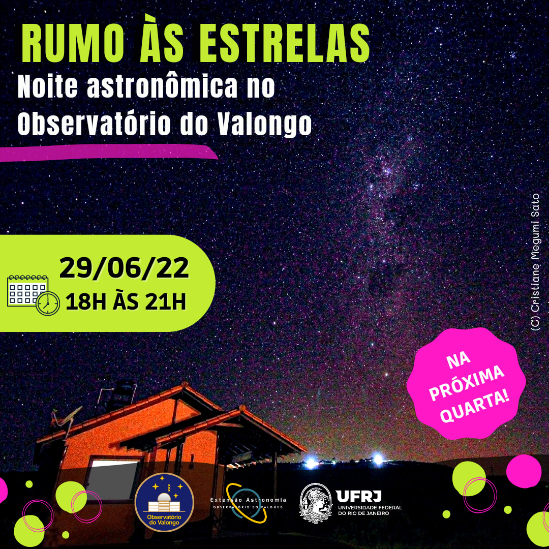 Rumo às estrelas: noite astronômica no Observatório do Valongo