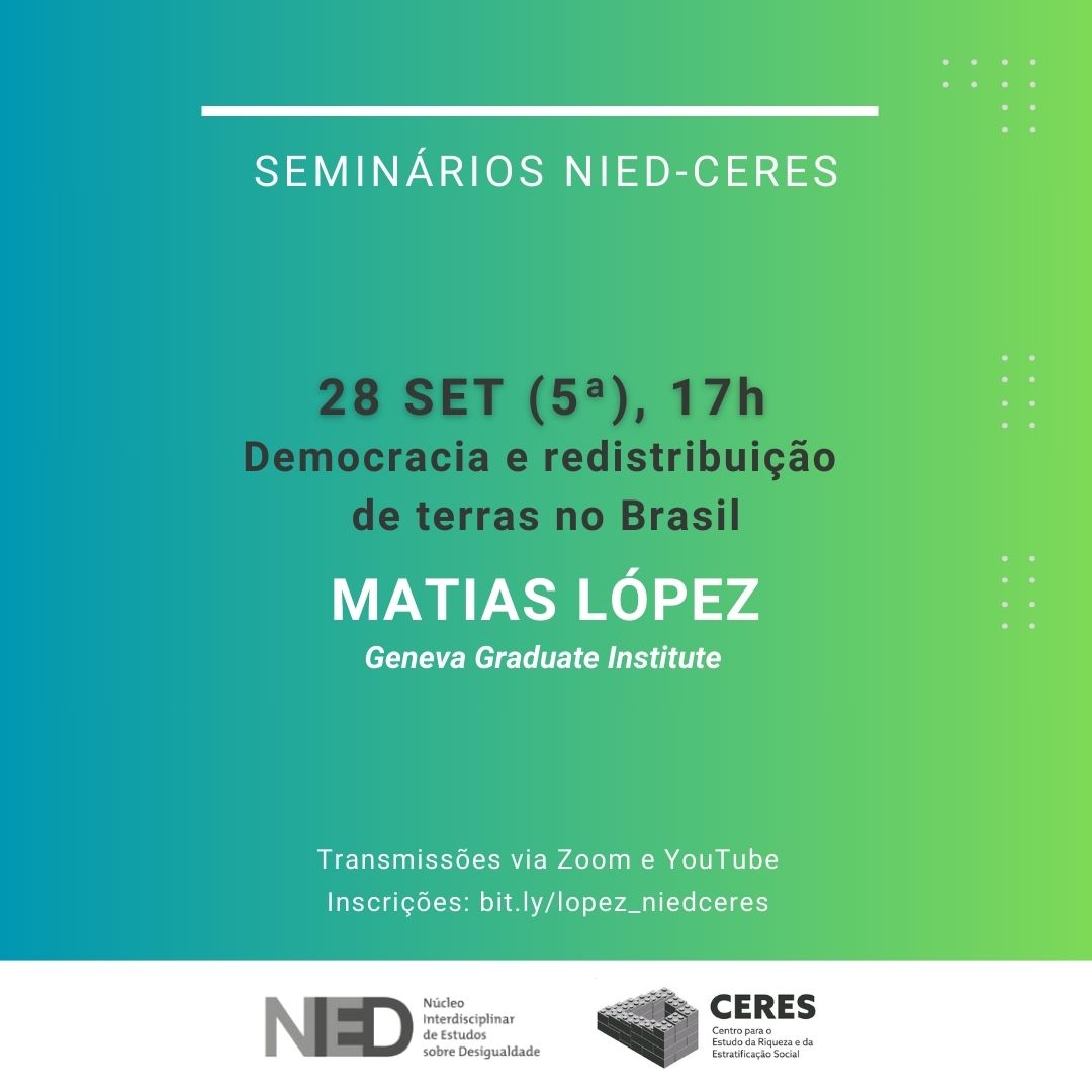 Seminário Nied-Ceres: Matias López (IHEID)