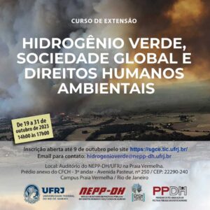Curso:Hidrogênio verde, sociedade global e direitos humanos ambientais