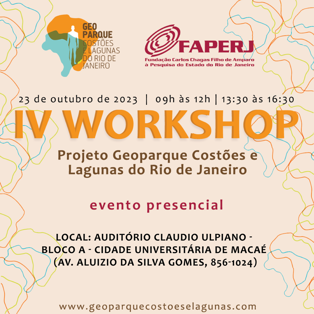 IV Workshop do Projeto Geoparque Costões e Lagunas do RJ