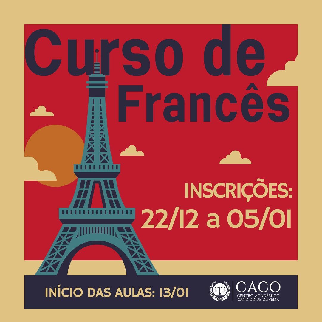 Curso de francês do CACO