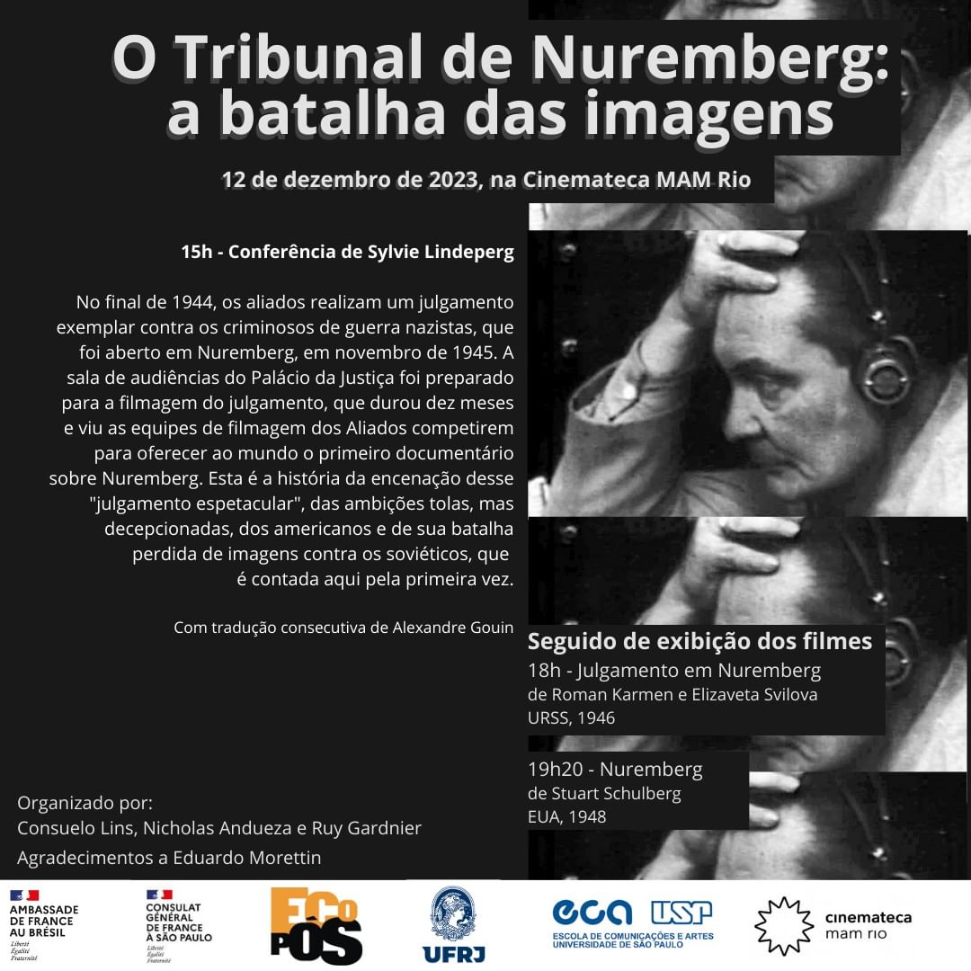 Conferência: O Tribunal de Nuremberg: a batalha das imagens