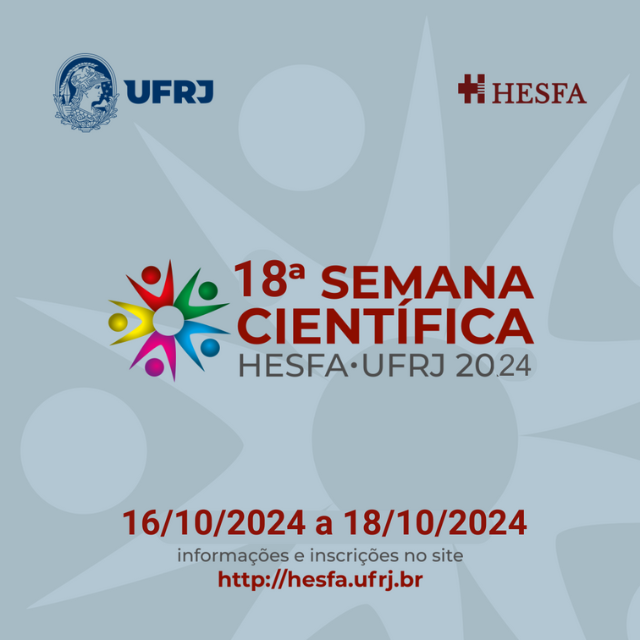 18° Semana Científica do HESFA/UFRJ: Perspectivas da agenda 2030