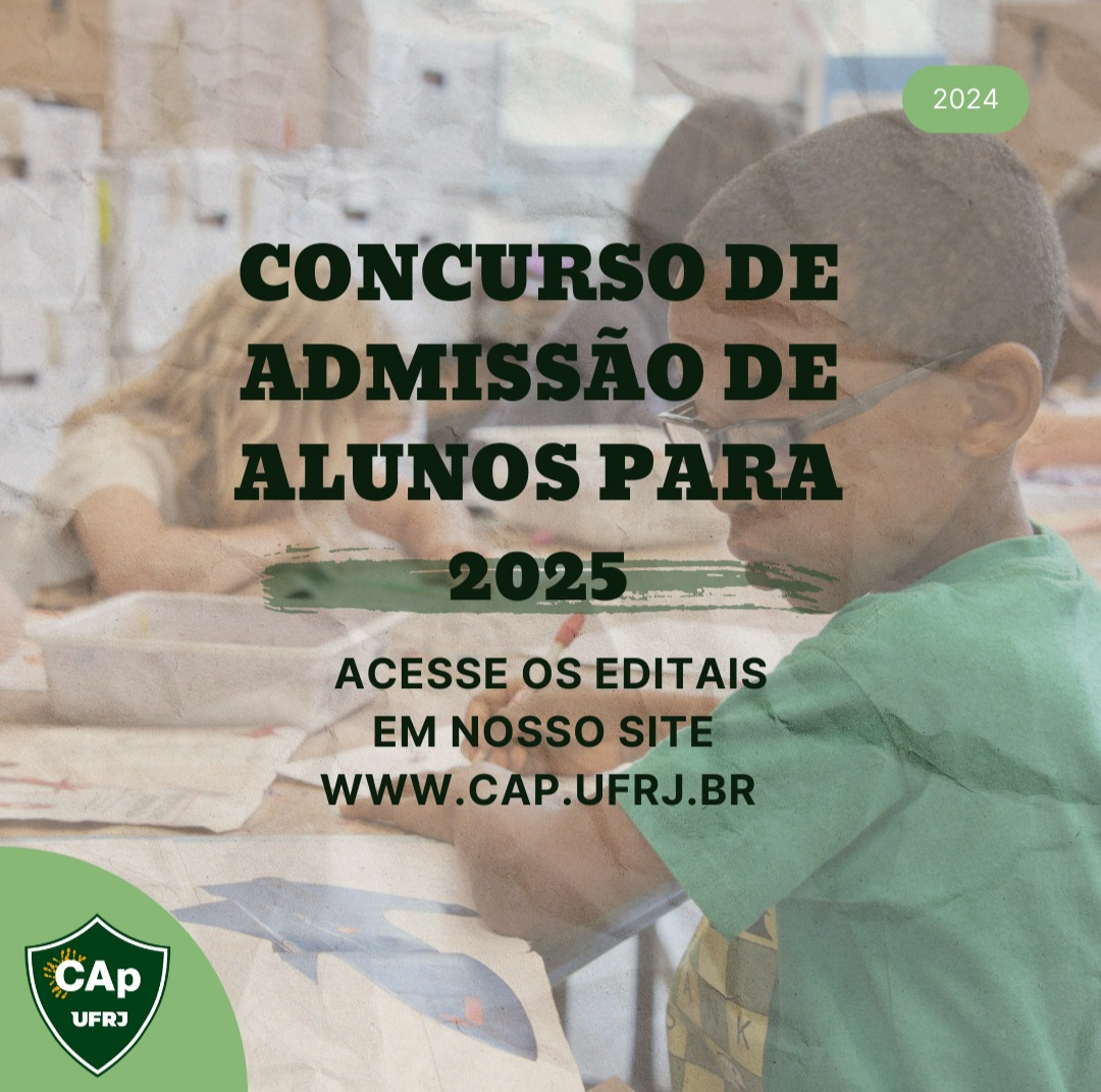 Concurso de admissão de alunos para 2025