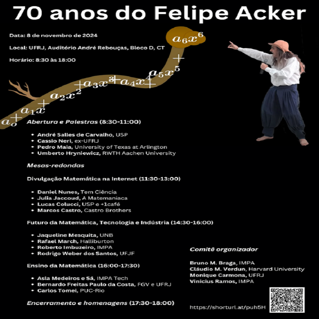 Homenagem aos 70 anos do Professor Felipe Acker