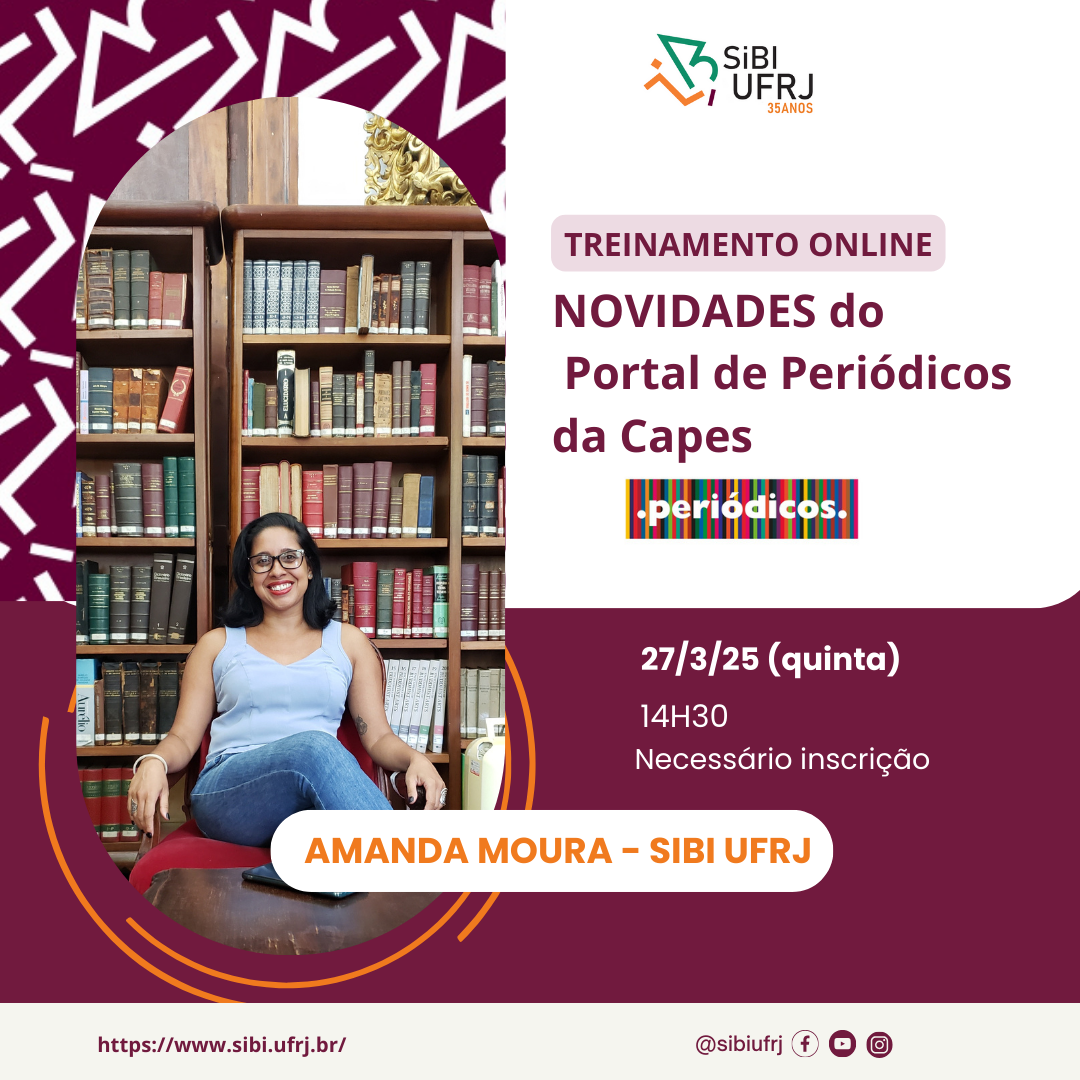 Treinamento "Novidades do Portal de Periódicos da CAPES"