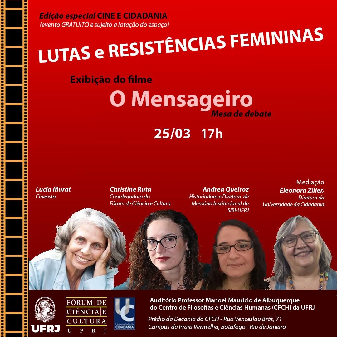 Cine Cidadania: Lutas e Resistências Femininas