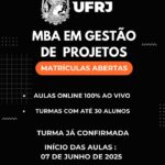 Inscrições Abertas para o MBA em Gestão de Projetos – Turma 2025-2