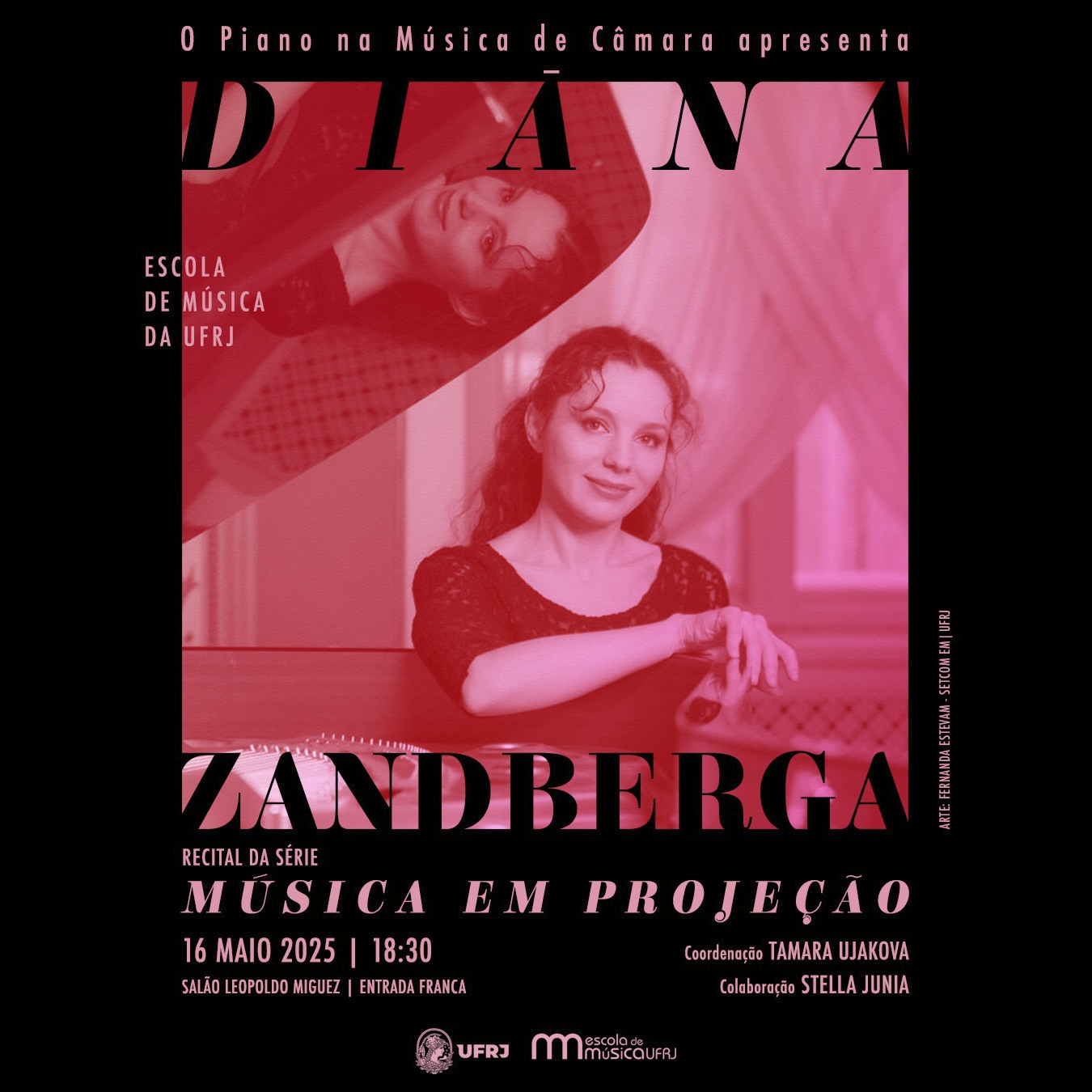 Concerto Música em projeção - Diãna Zandberga e convidados