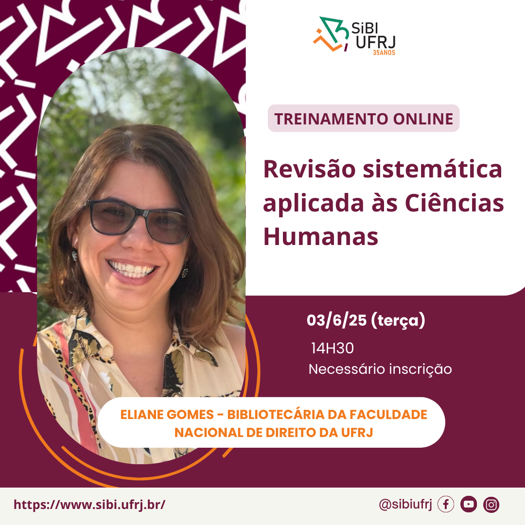 Treinamento Revisão sistemática aplicada às Ciências Humanas