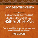 Vagas para Estudantes como Extensionista de Humanas