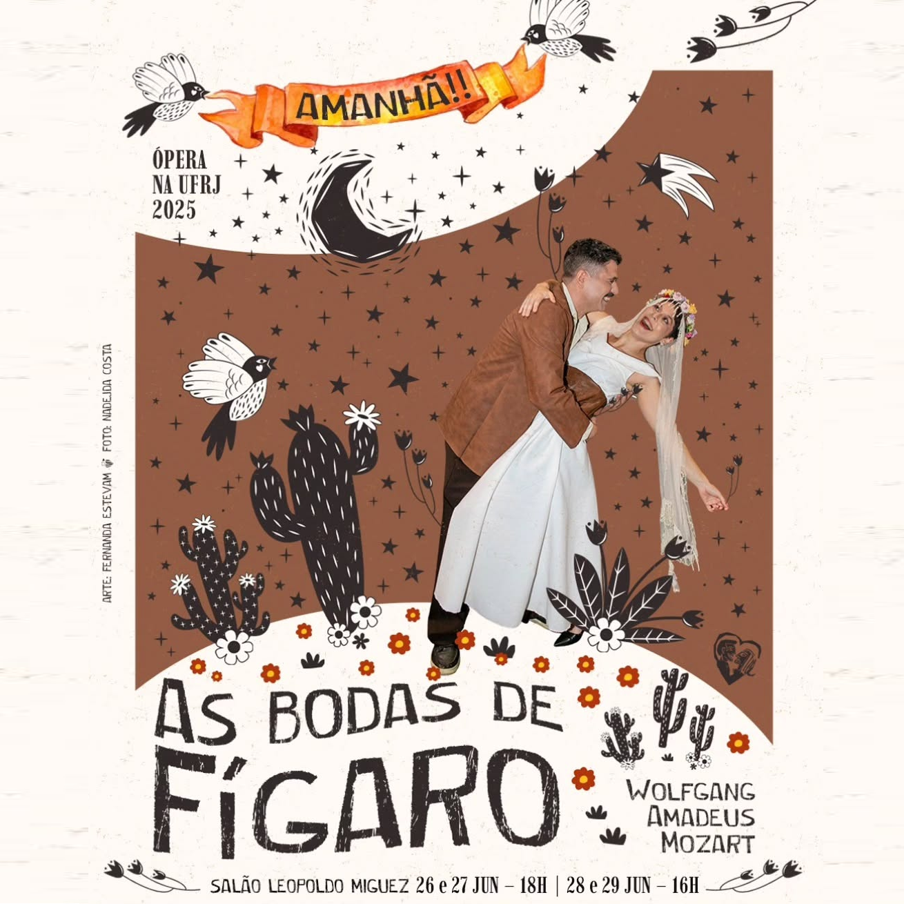 Récita da ópera As Bodas de Fígaro, de Wolfgang Amadeus MOZART