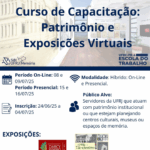 Inscrições: Curso de Capacitação - Patrimônio e Exposições Virtuais