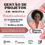 Palestra Especial Sobre Gestão de Projetos no Campo Musical