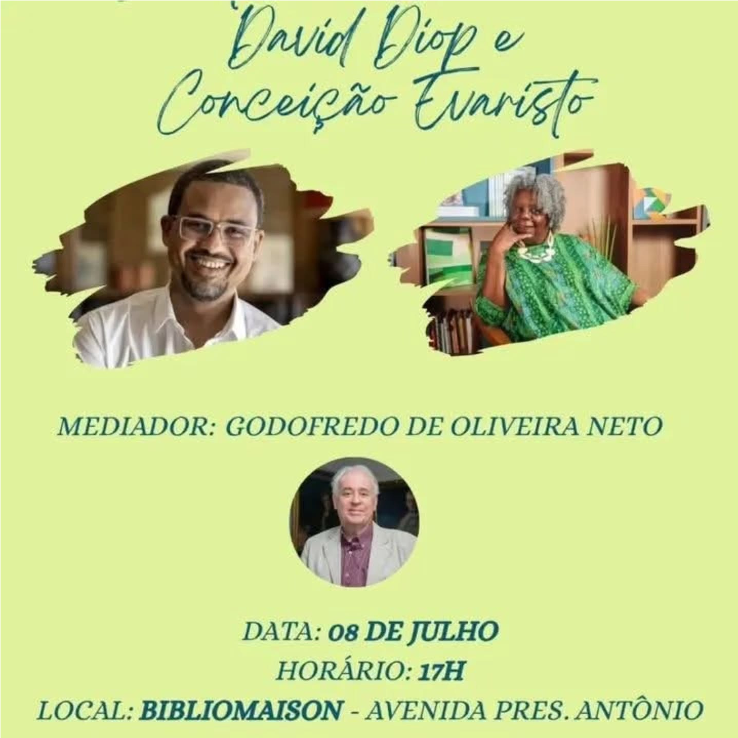 Escritores e suas Obras, com David Diop e Conceição Evaristo