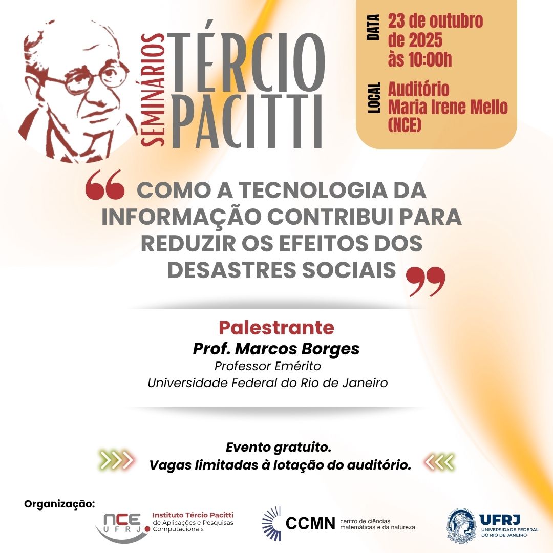 Seminários Tércio Pacitti - Edição Especial em Outubro
