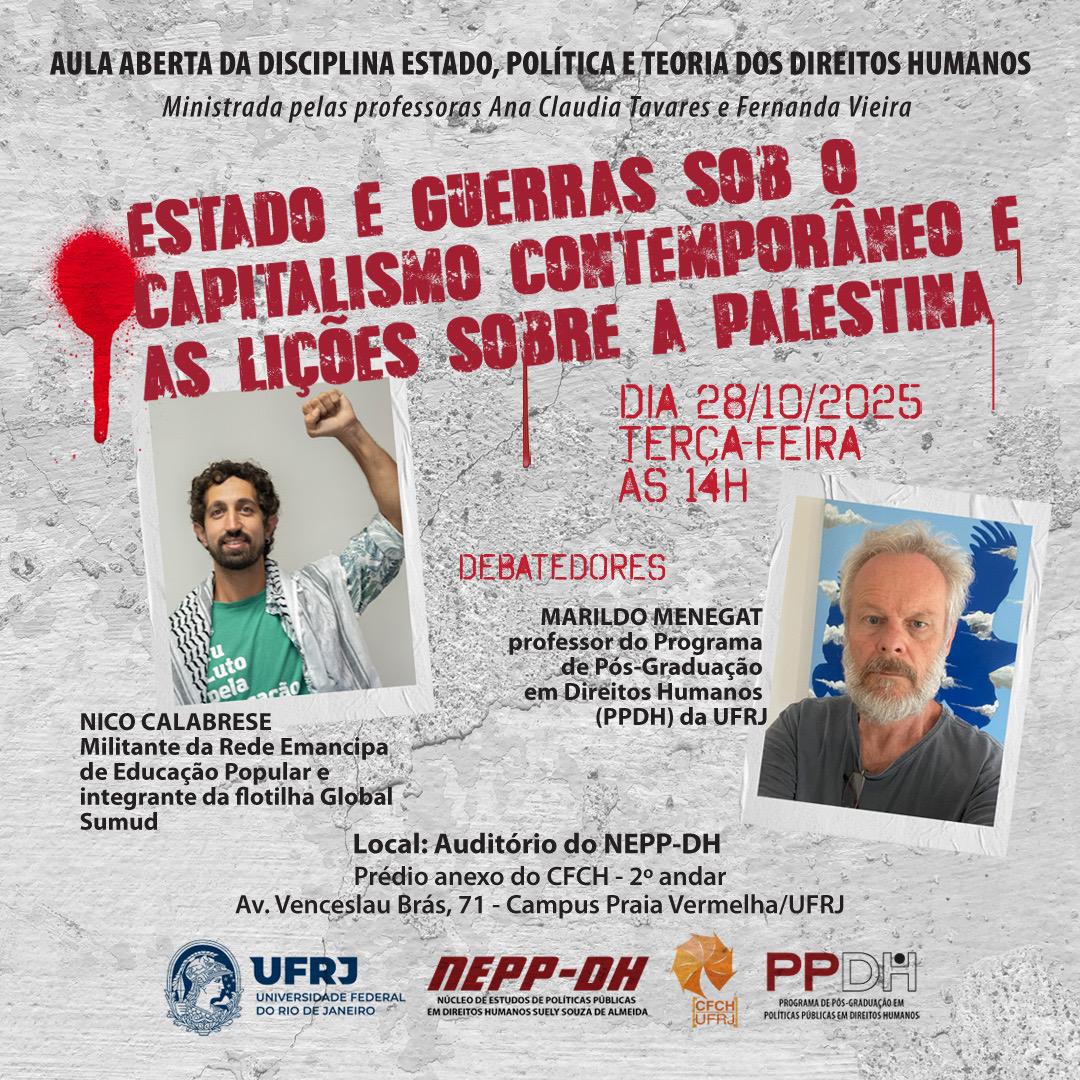 Estado e guerras no capitalismo contemporâneo e as lições sobre a Palestina