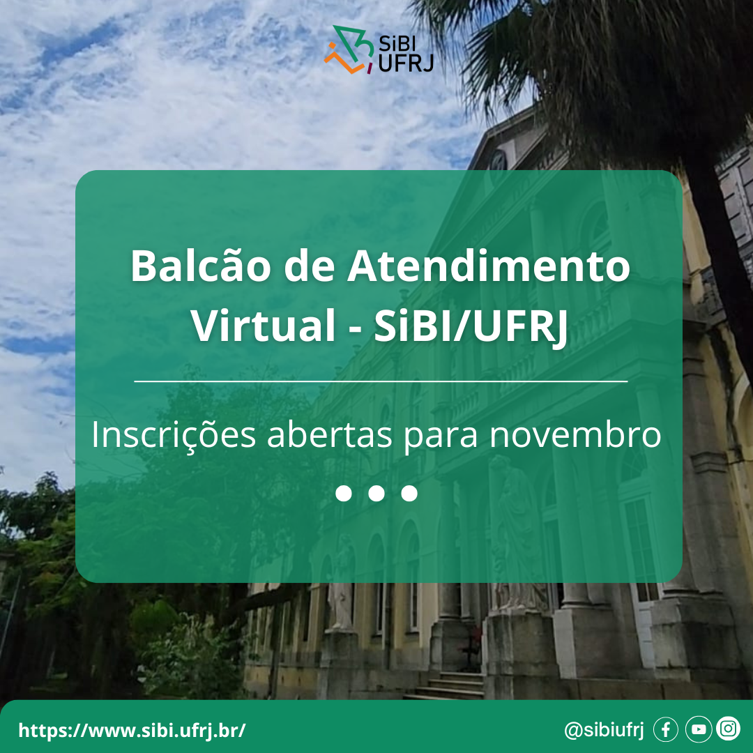 Balcão de Atendimento Virtual: 14 de novembro
