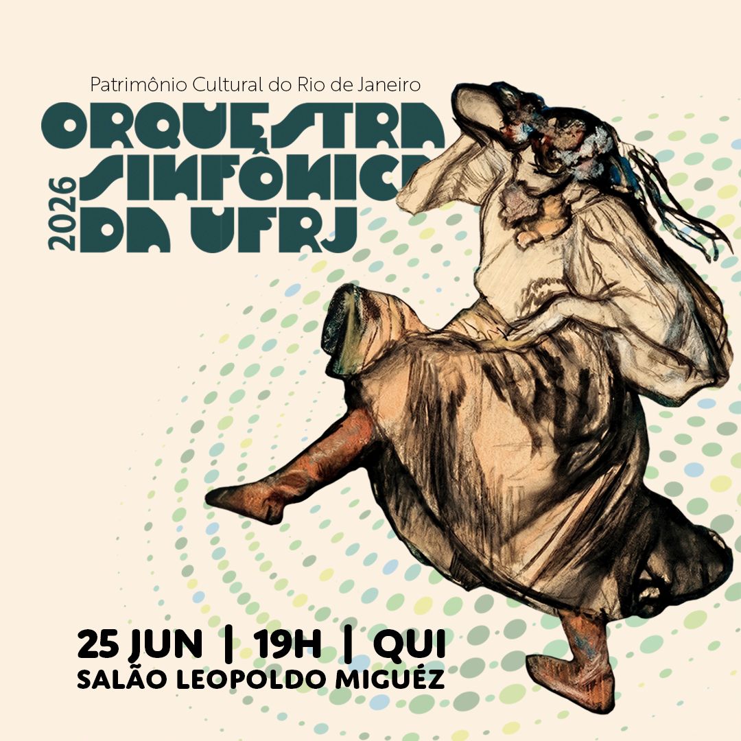 Concerto de número 1052 da Orquestra Sinfônica da UFRJ, sob regência de Anderson Alves